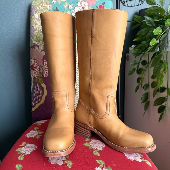 Frye Campus 14L Wide Calf - Banana - Picture 9 of 9